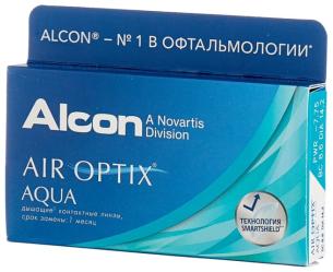 Контактные линзы Alcon Air Optix Plus HydraGlyde, 3 шт.